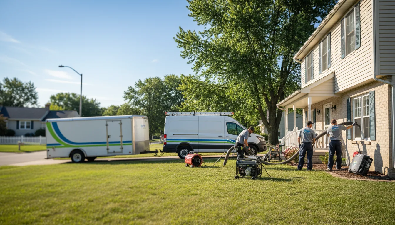 Flooded Basement Restoration And Cleanup With Repair in Max, ND near me